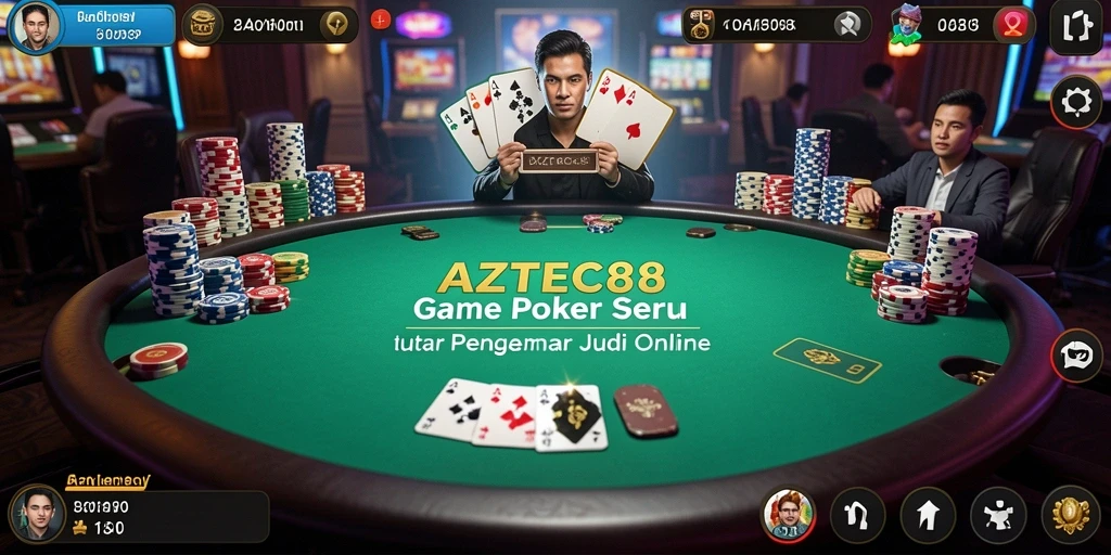 Gameplay seru AZTEC88 yang menggugah semangat bermain poker.