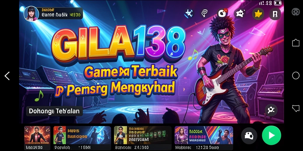 Tampilan gameplay GILA138 yang penuh warna dan interaktif.