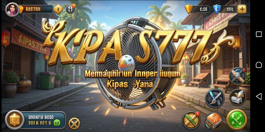 Screenshot menunjukkan inti gameplay KIPAS777 di mana pemain mengelola bisnis Tycoon.