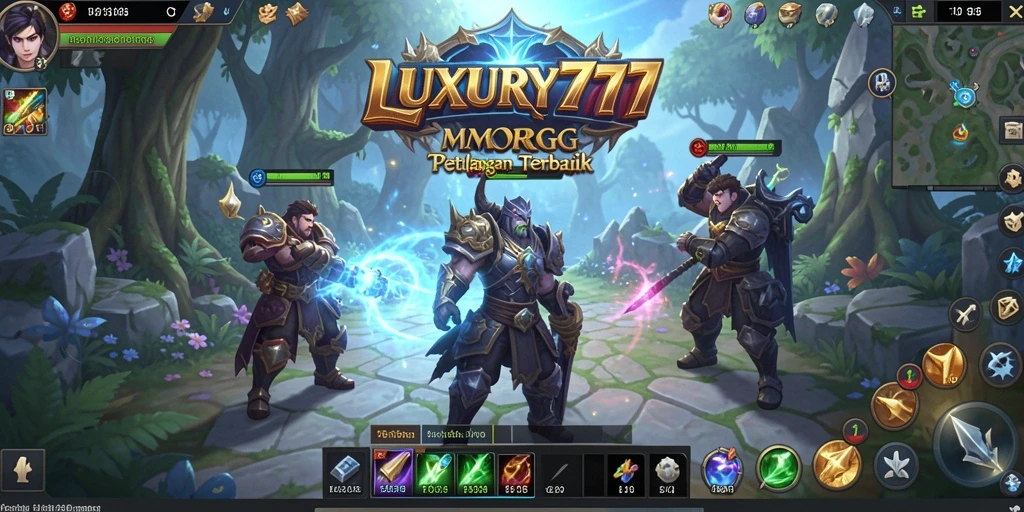 Gameplay LUXURY777 menunjukkan aksi seru dan grafik menawan dalam dunia MMORPG.