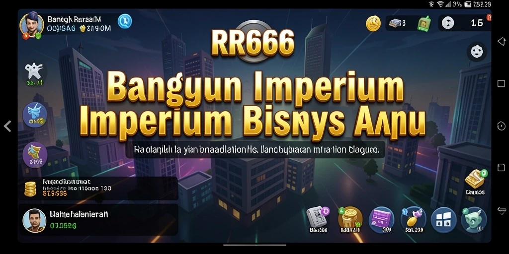 Gameplay RR666 menampilkan pengelolaan bisnis yang menarik.